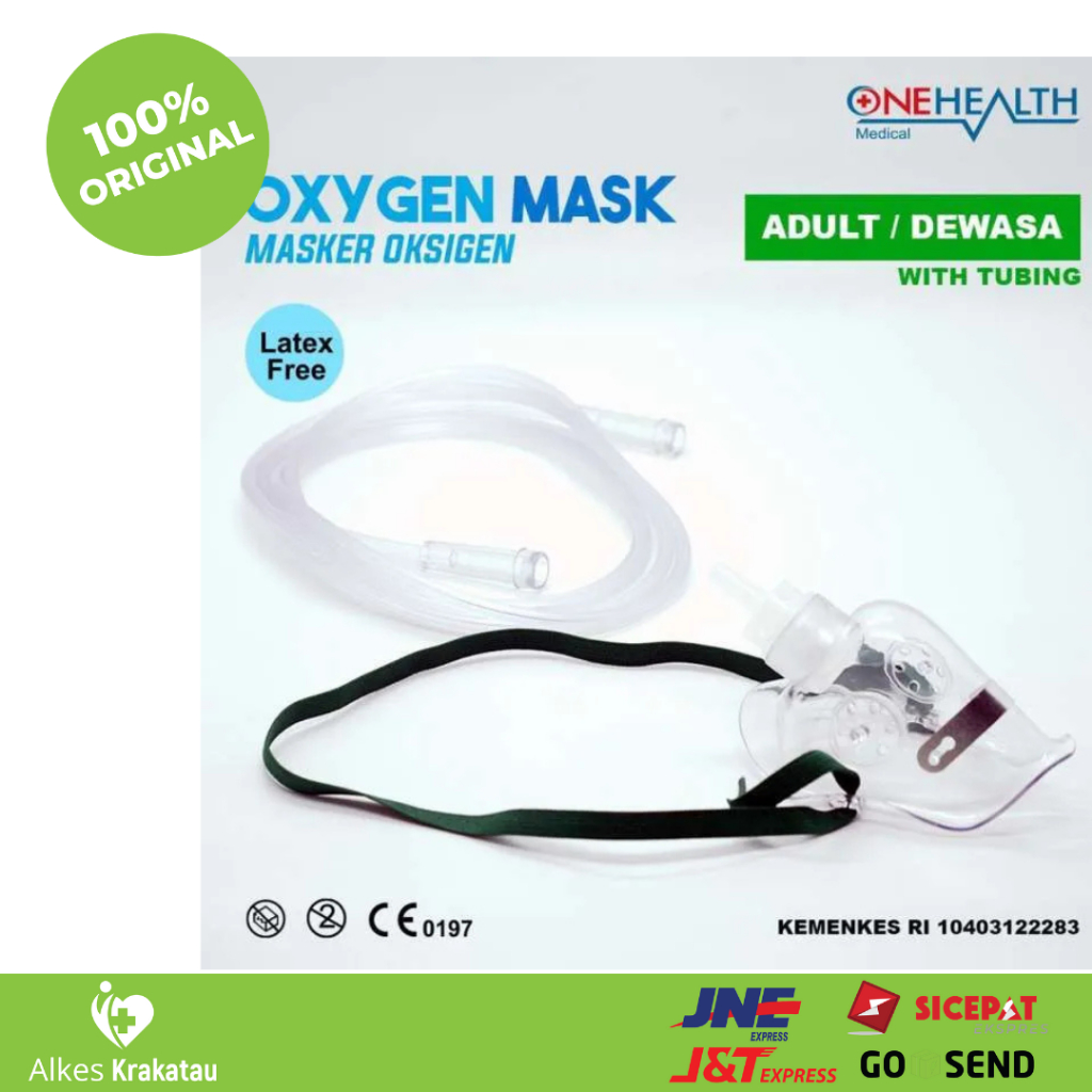 Masker O 2 Onehealth / Simple Mask Onehealth Sungkup