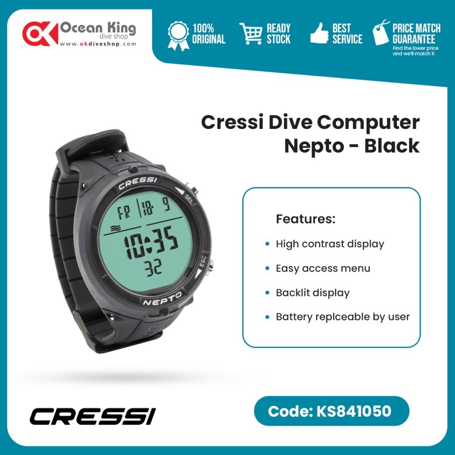 Dive Computer Cressi NEPTO Black KS841050