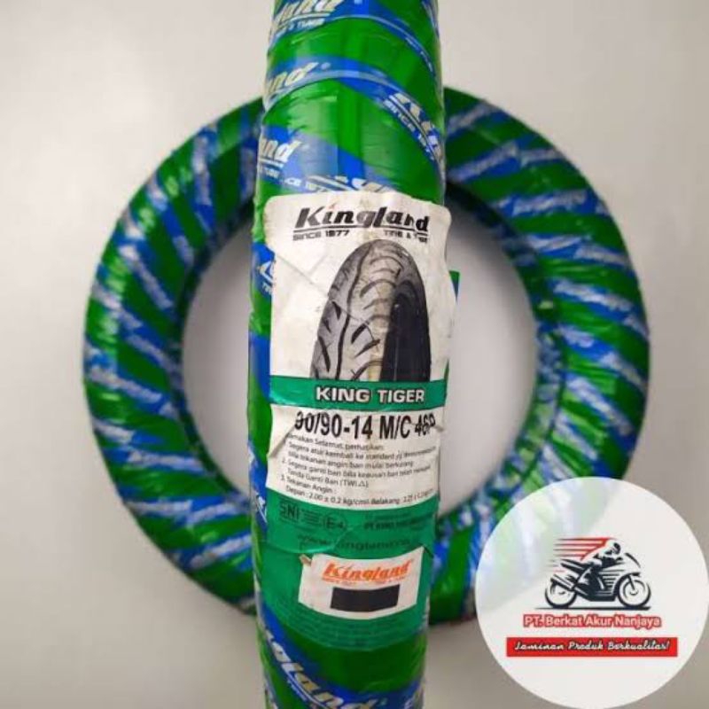 Ban Belakang Motor Matic Non Tubless 90/90-14 Merek Kingland