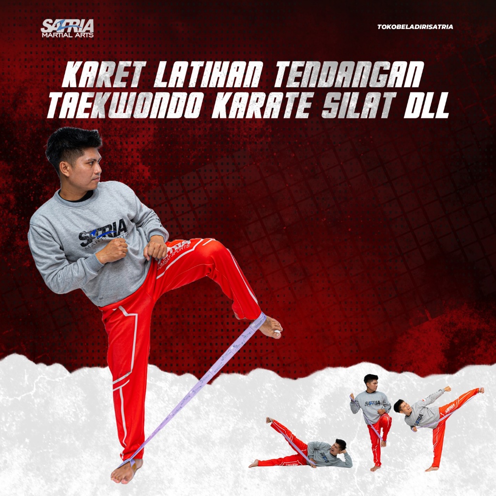 KARET LATIHAN POOMSAE /KARET ELASTIS TAEKWONDO KARATE SILAT