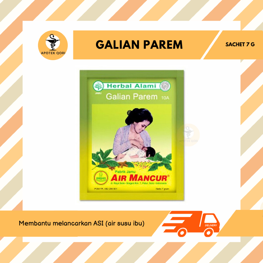

GALIAN PAREM SERBUK AIR MANCUR SACHET 7 G/MELANCARKAN ASI