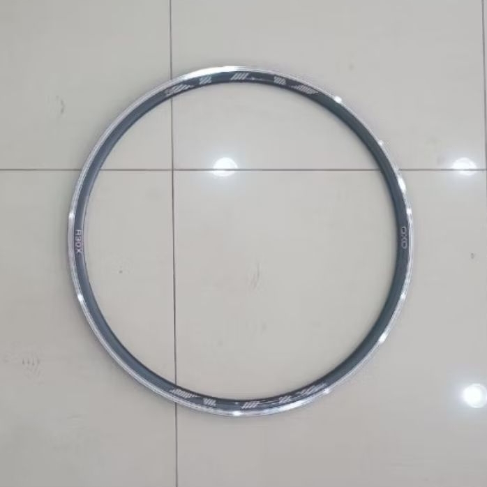 Rims Velg Rim 700c Oxo R30X 20H 24H 32H 36H 29 mm CNC Hitam Silver Per PCS
