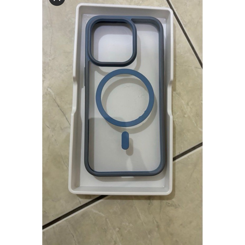 Case Iphone 15 Pro  magsafe Spigen Blue Sky
