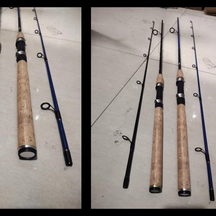 Jual Joran samurai genkuro Jorang Pancing carbon spinning ringan genkuro samurai 150 CM