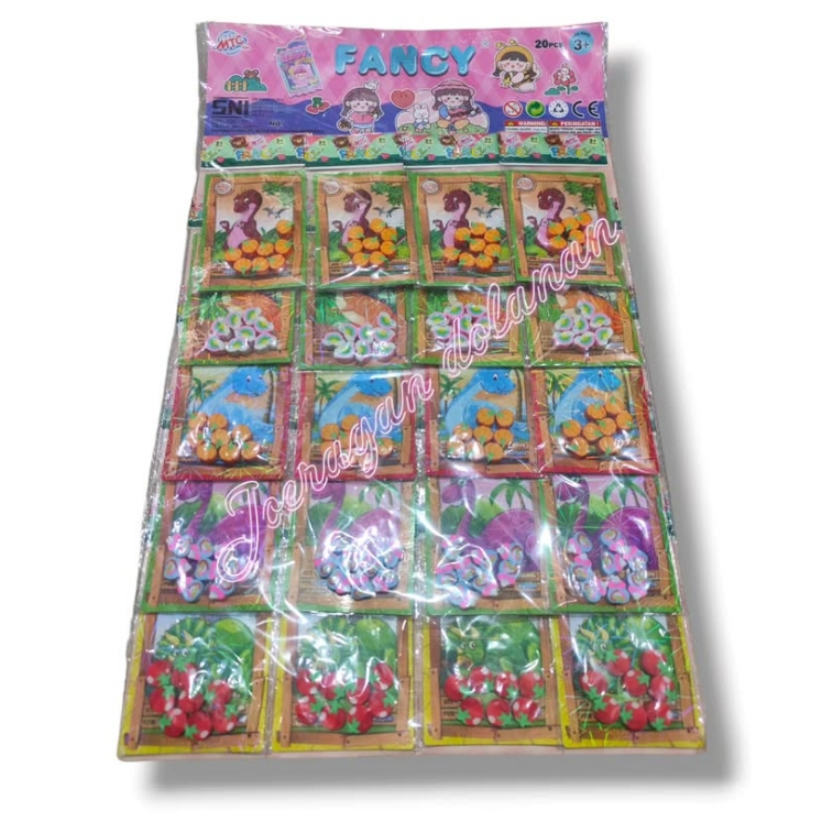 

20pcs Fancy Penghapus set mini