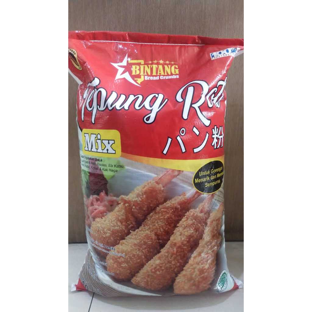 

Tepung Roti Bintang mix 10kg - Breadcrumbs mix