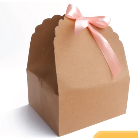 

( 10 pcs ) paperbag kraft coklat packaging 2 toples 500gr dus pita premium kemasan hampers toples dessert 14x14x13 cm