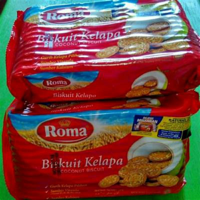 

ROMA BISKUIT KELAPA COCONUT BISCUIT300g
