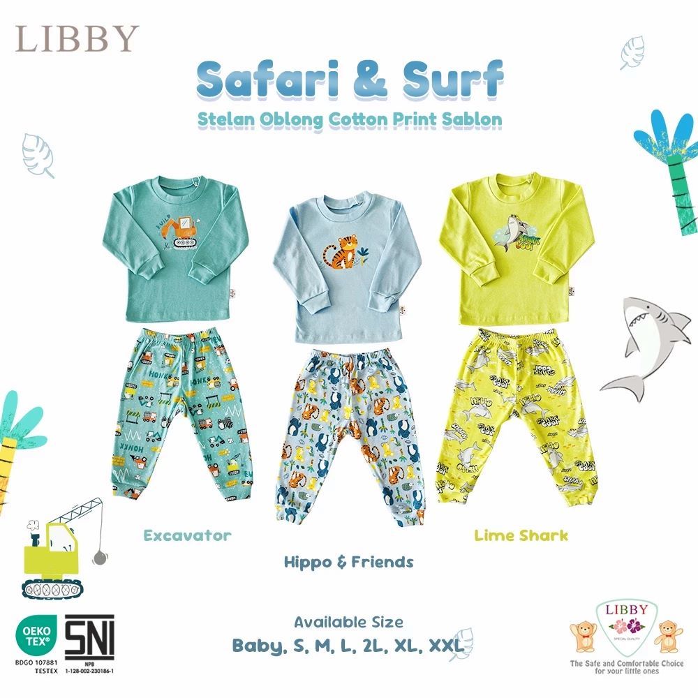 Libby STELAN PANJANG - PANJANG OBLONG COTTON MOTIF / SETELAN OBLONG TIPIS Panjang TIPIS Harian