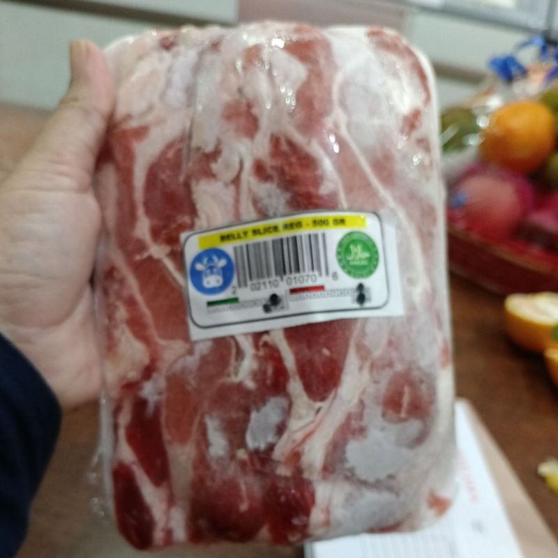 

Belly slice regular 500gr
