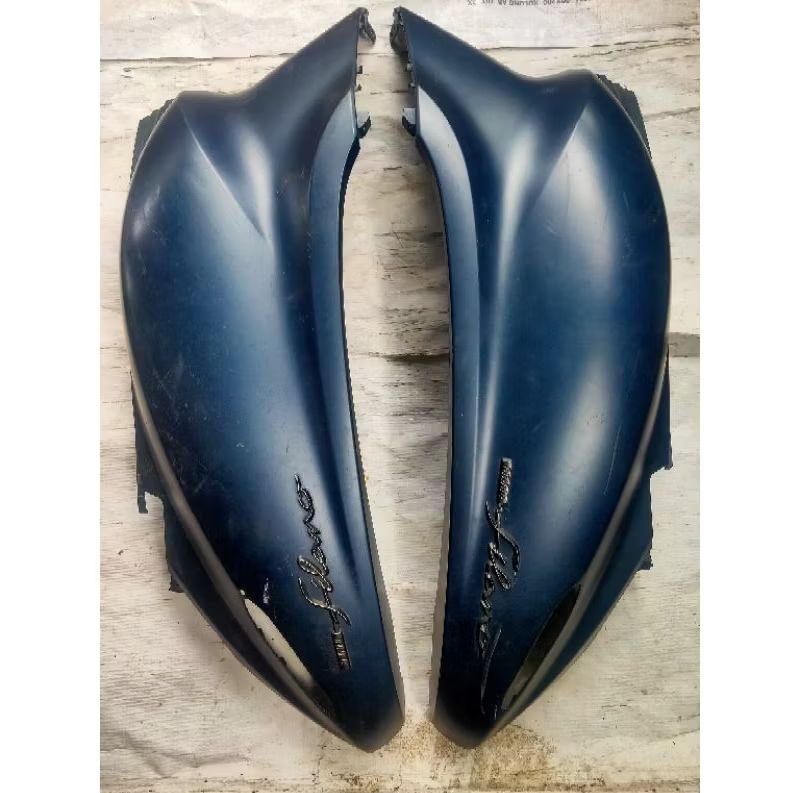 COVER BODY BELAKANG YAMAHA GRAND FILANO BIRU DONGKER ORIGINAL SECOND