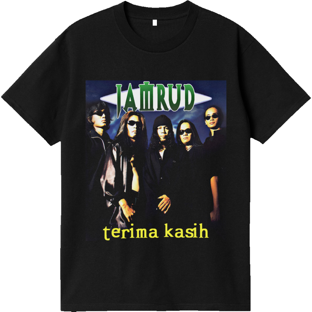 Kaos Musik Rock Legend Baju Band Jamrud T-Shirt Kaos Distro Lengan Pendek