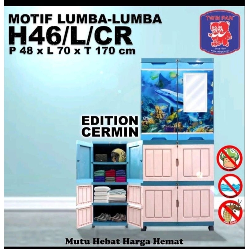 Twinpan - Lemari Twinpan Jumbo H-46