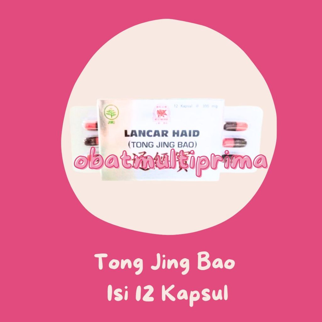 Tong Jing Bao BPOM - Obat Herbal Cina Pelancar Haid Menstruasi 1 2 Bulan