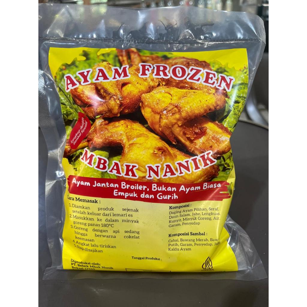 

Ayam Frozen Mbak Nanik | Ayam Ungkep 1 ekor | Ayam Instan Tinggal Goreng Empuk Bonus Sambal Spesial