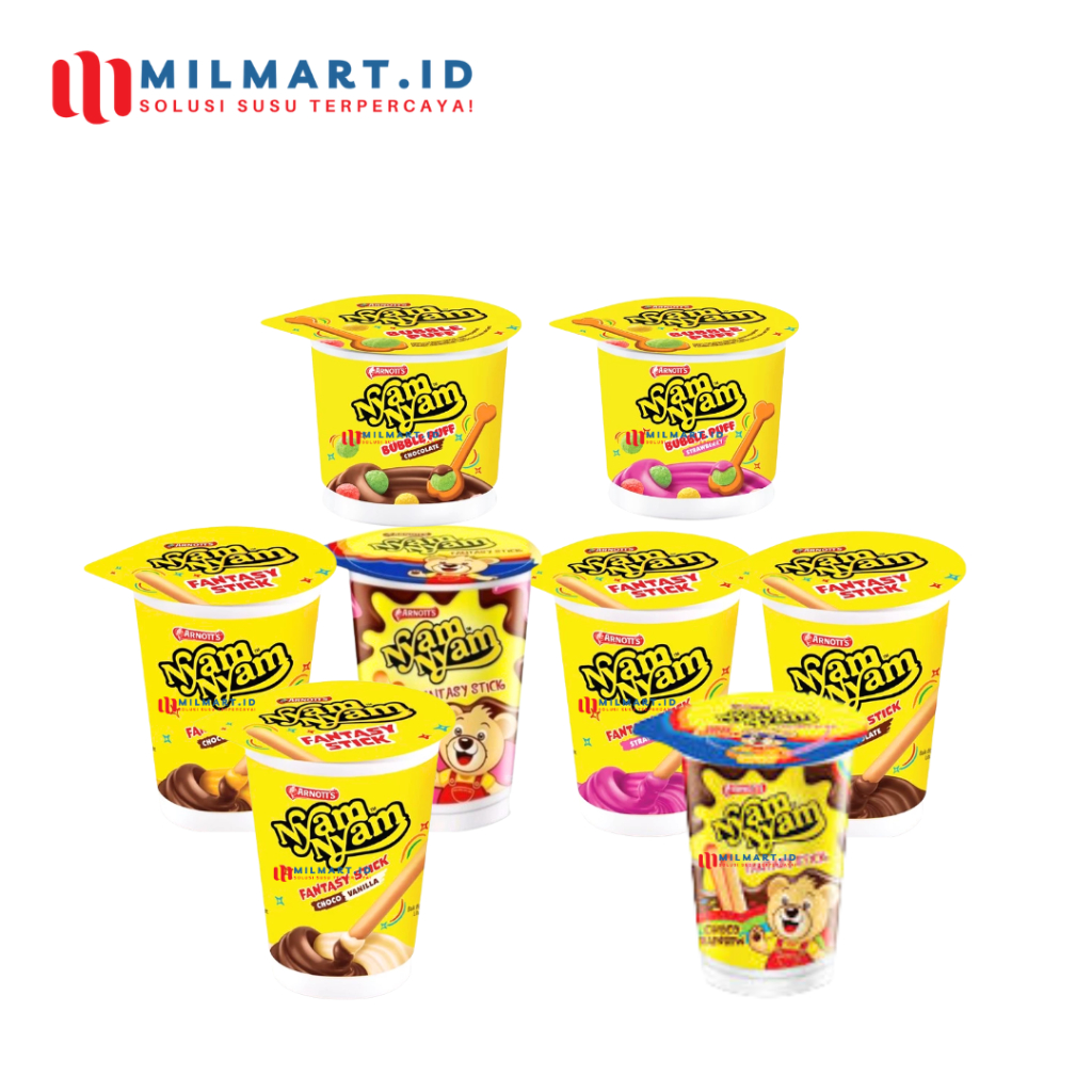 

NYAM NYAM FANTASY STICK/BUBBLE PUFF CAMILAN ANAK NYAMNYAM STIK COKLAT JAJANAN CHOCOLATE