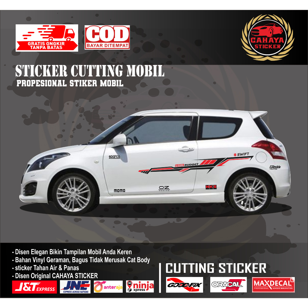 sticker mobil swift sticker mobil suzuki swift