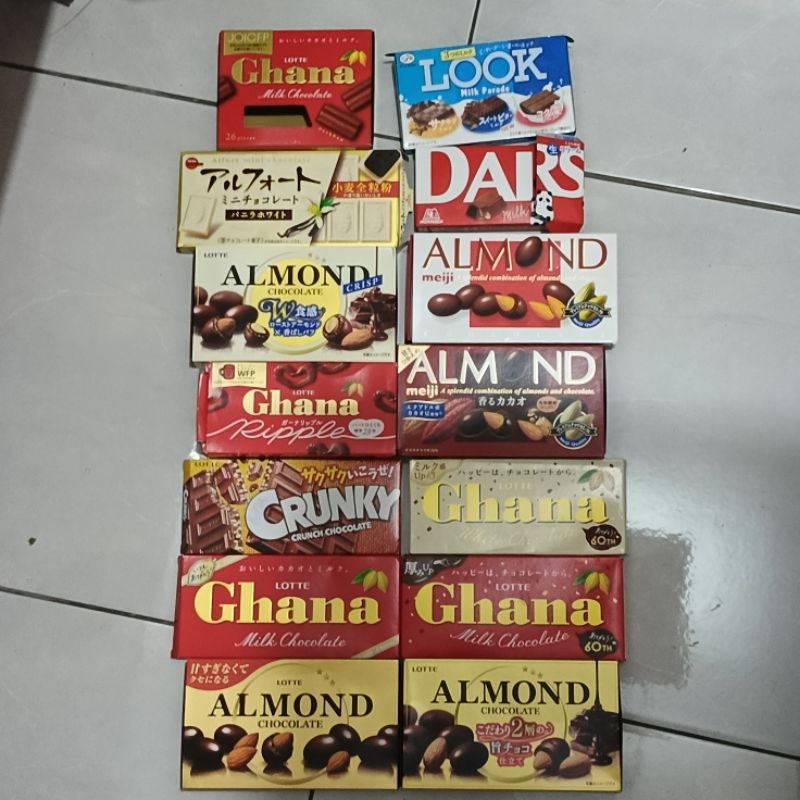 

Packaging Coklat Jepang (Lotte, Ghana, Alfort, dll) untuk dekorasi