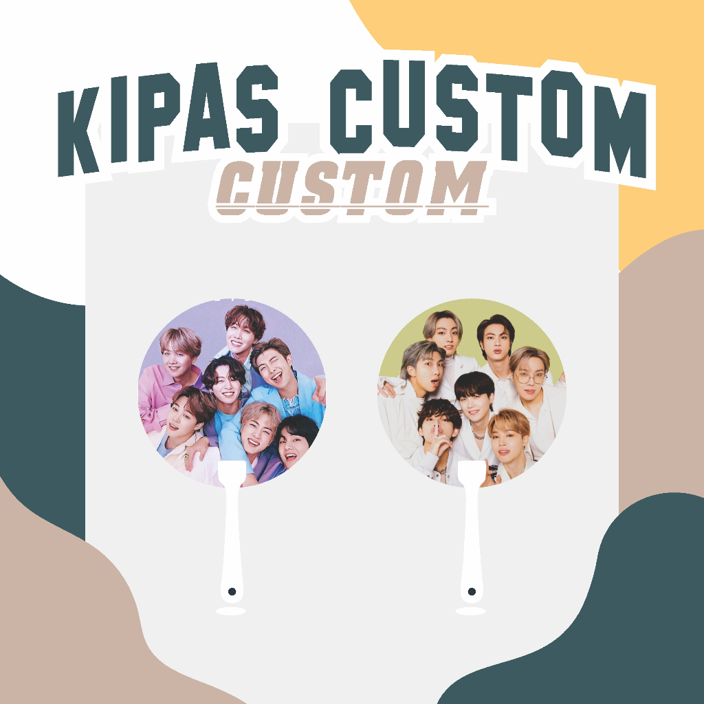 HAND FAN CUSTOM l KIPAS TANGAN CUSTOM