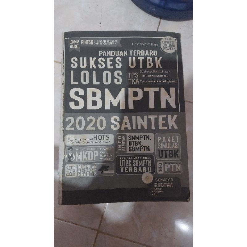 Buku soal utbk 2020, tkd, tpa, tps preloved untuk latihan soal(preloved) minus sampul