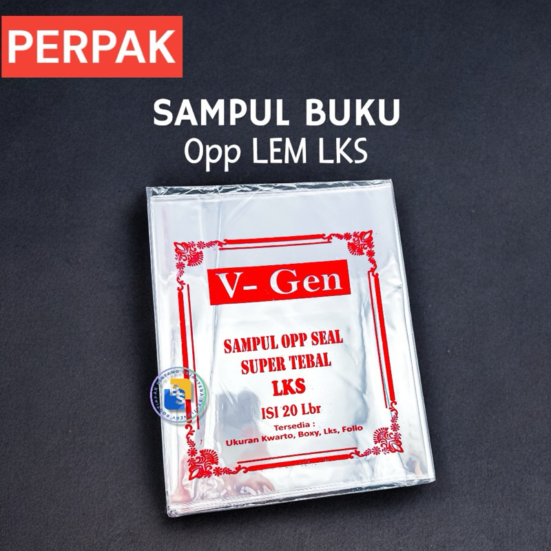 

20 Lembar- Sampul Buku V-Gen OPP Lem LKS Super Tebal