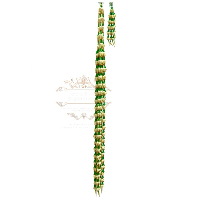 AKSESORIS PENGANTIN MELATI IMITASI JUNTAI MELATI SUNDA SIGER