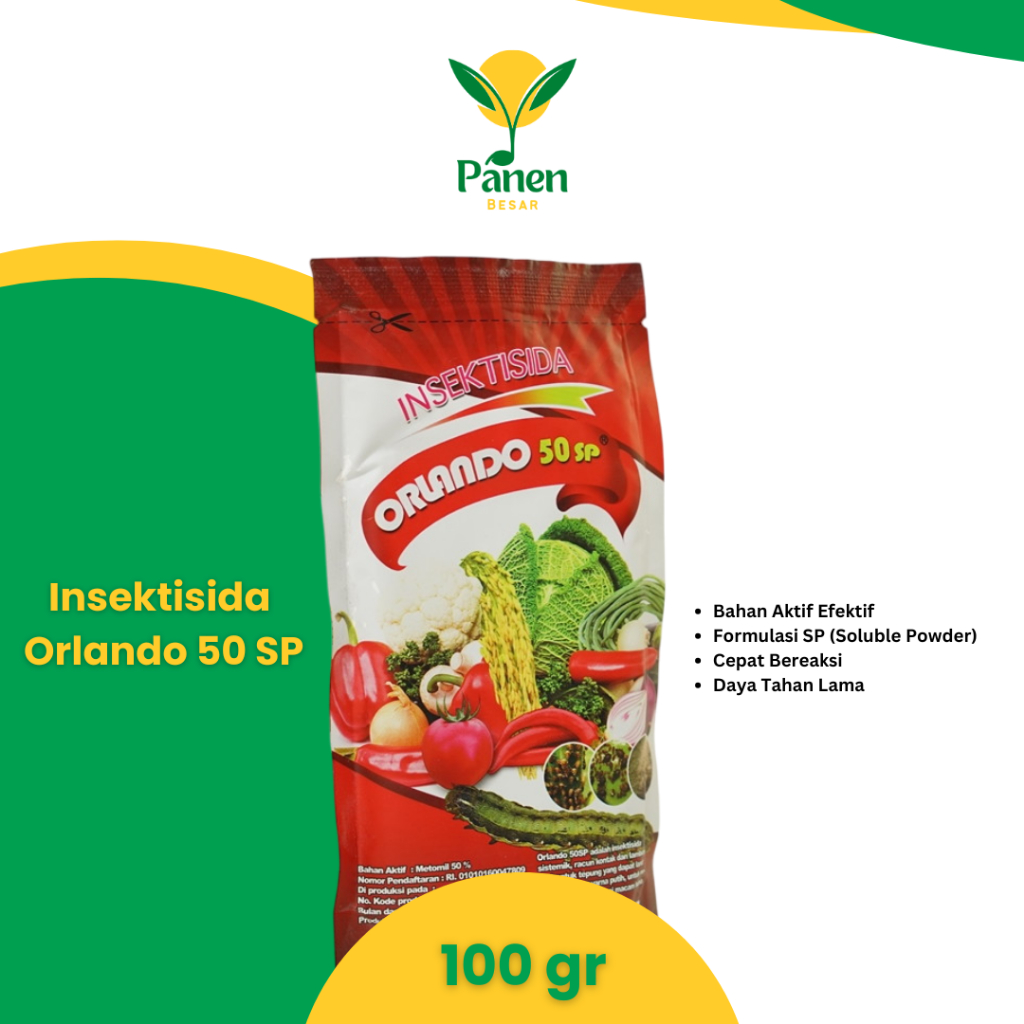 Insektisida Orlando 50SP 100 gr untuk Pengendalian Hama