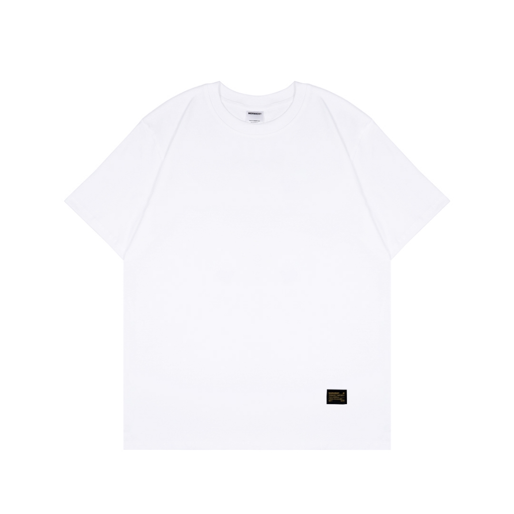 MORWICK - Kaos Short Sleeve Lengan Pendek Pria - Plano - Putih