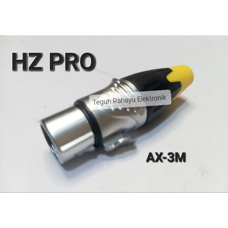 SOKET CANON XLR HZPRO AX-3F FEMALE (ORIGINAL)