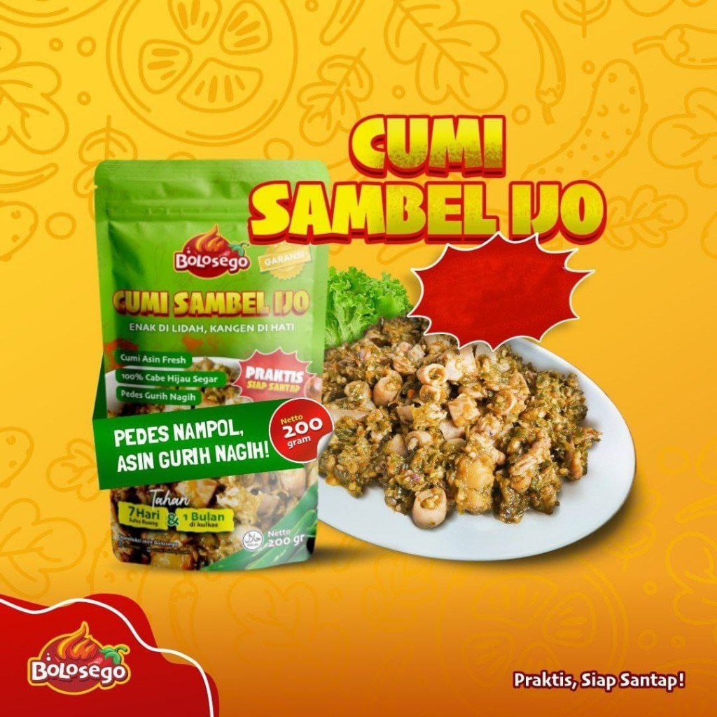 

CUMI SAMBEL IJO BOLOSEGO @200 GR