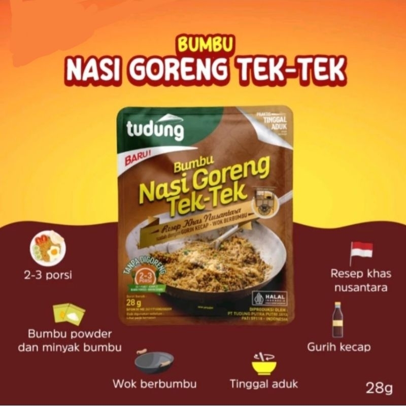 Tudung Bumbu Nasi Goreng Tek Tek (28 Gr)