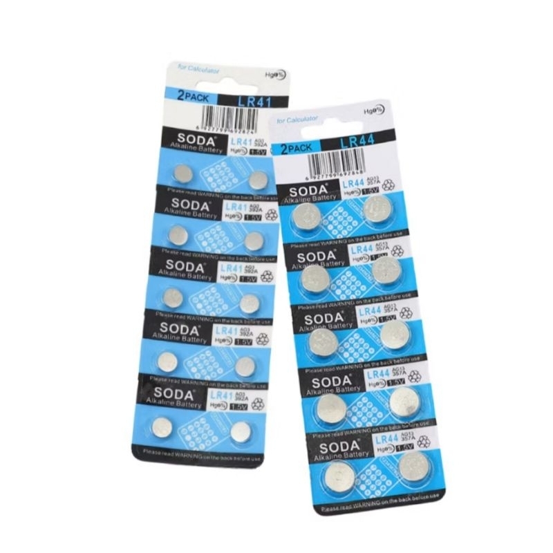 Baterai kancing soda LR44