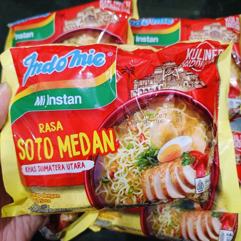

Khas Sumatera Utara Indomie Kuah rasa Soto Medan