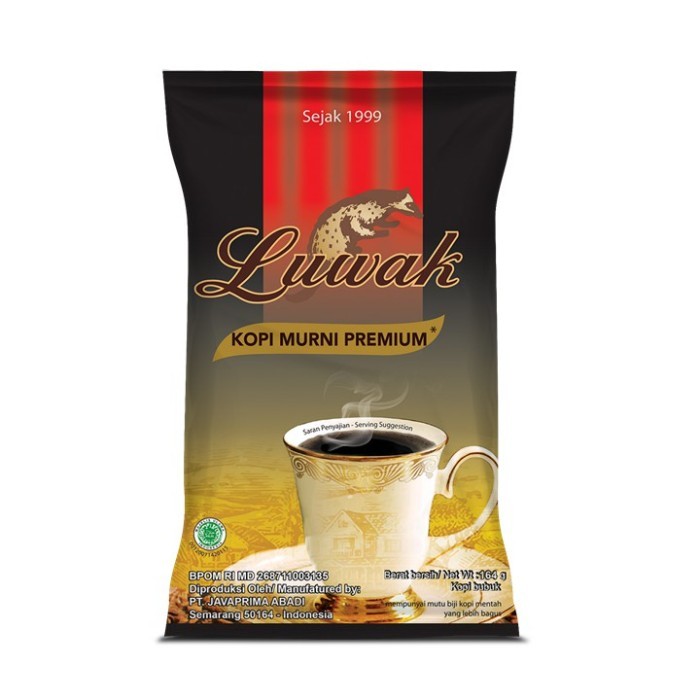

PROMO Luwak Kopi Murni Kualitas Hitam Premium Slow Roasting Bubuk Java Toraja Gayo Instant 100gr 100gr Nyaman Diminum Bag Usaha kekinian Viral ide jualan UMKM Toko Warung Kelontong Horeca Horeka Edisi Timnas Parcel Hampers Idul Fitri Natal Tahun Baru Asli