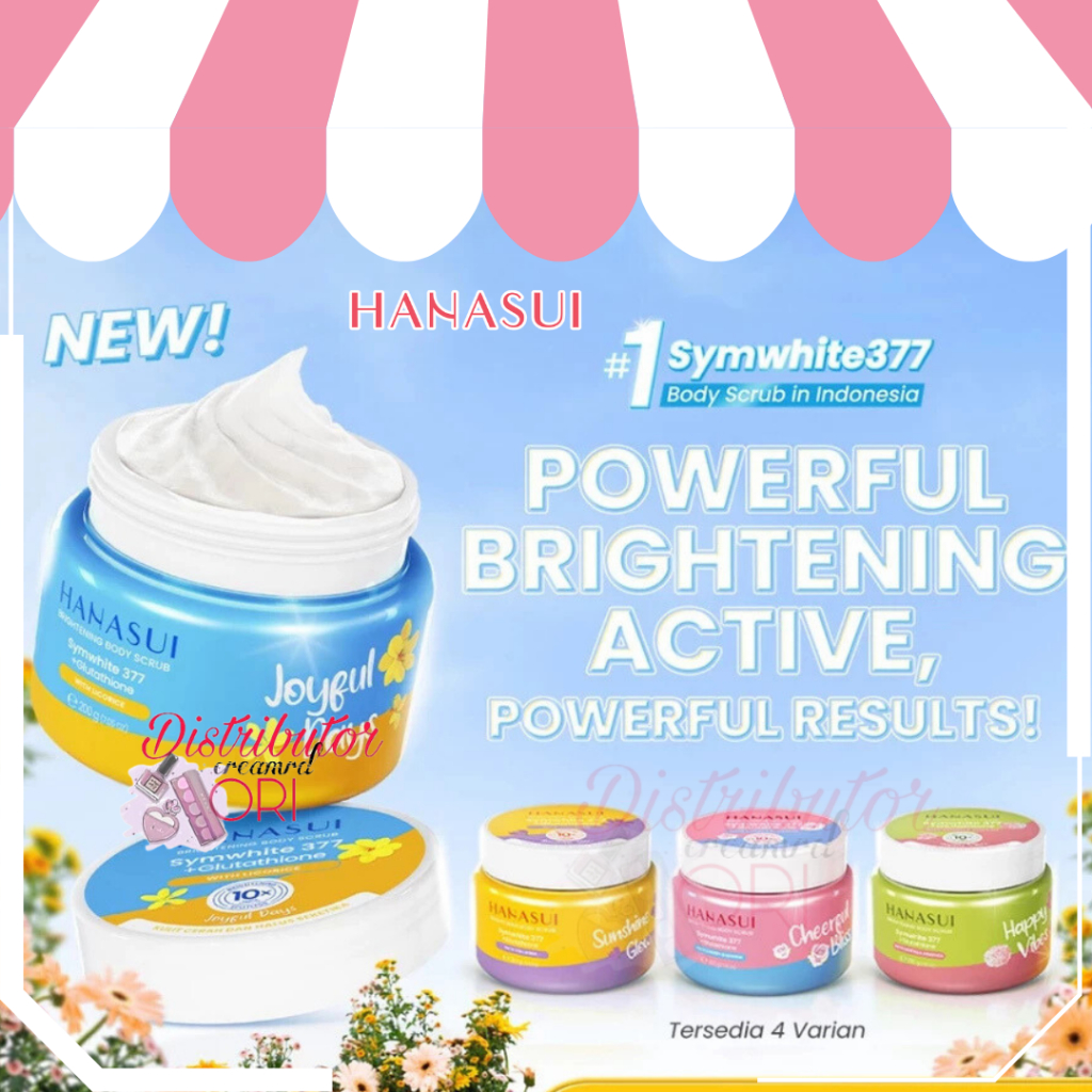 HANASUI Brightening Body Scrub Series || Cheerful Bliss || Sunshine Glow || Joyful Days || Happy Vib