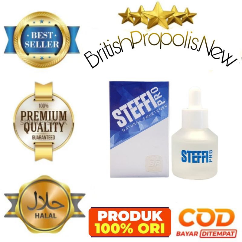 

STEFFI PRO - Pemania Alami Stevia Tetes 0 Kalori Pengganti Gula Jaga Diet 30ml Halal BPOM