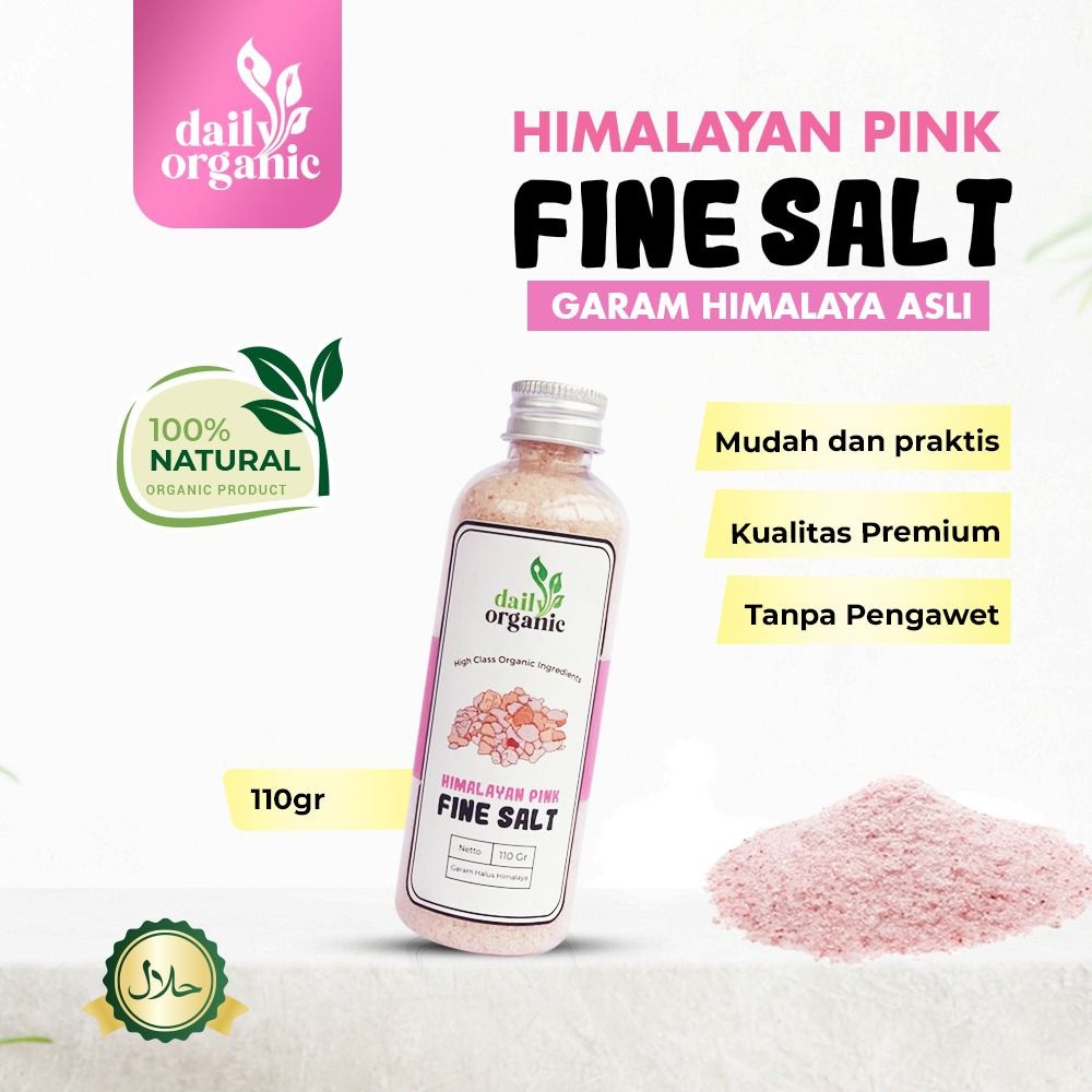 

HIMALAYA PINK FINE SALT/GARAM HIMALAYA 110GR