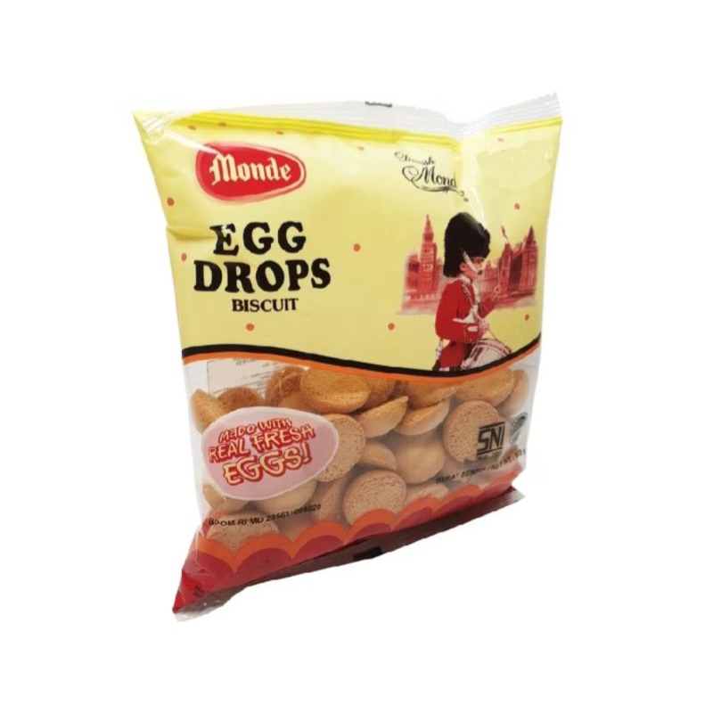 

Monde Egg Drop 110gr - Biskuit Monde Egg Drop / Egg Ball Cookies / Egg Drop Kukis / Monde Egg Ball / Monde Biskuit / Biskuit Egg Drop / Biscuits Monde Egg Drops / Egg Ball Biscuit / Egg Drops Monde / Biskuit Monde Murah / Snack Keluarga / Snack Sehat