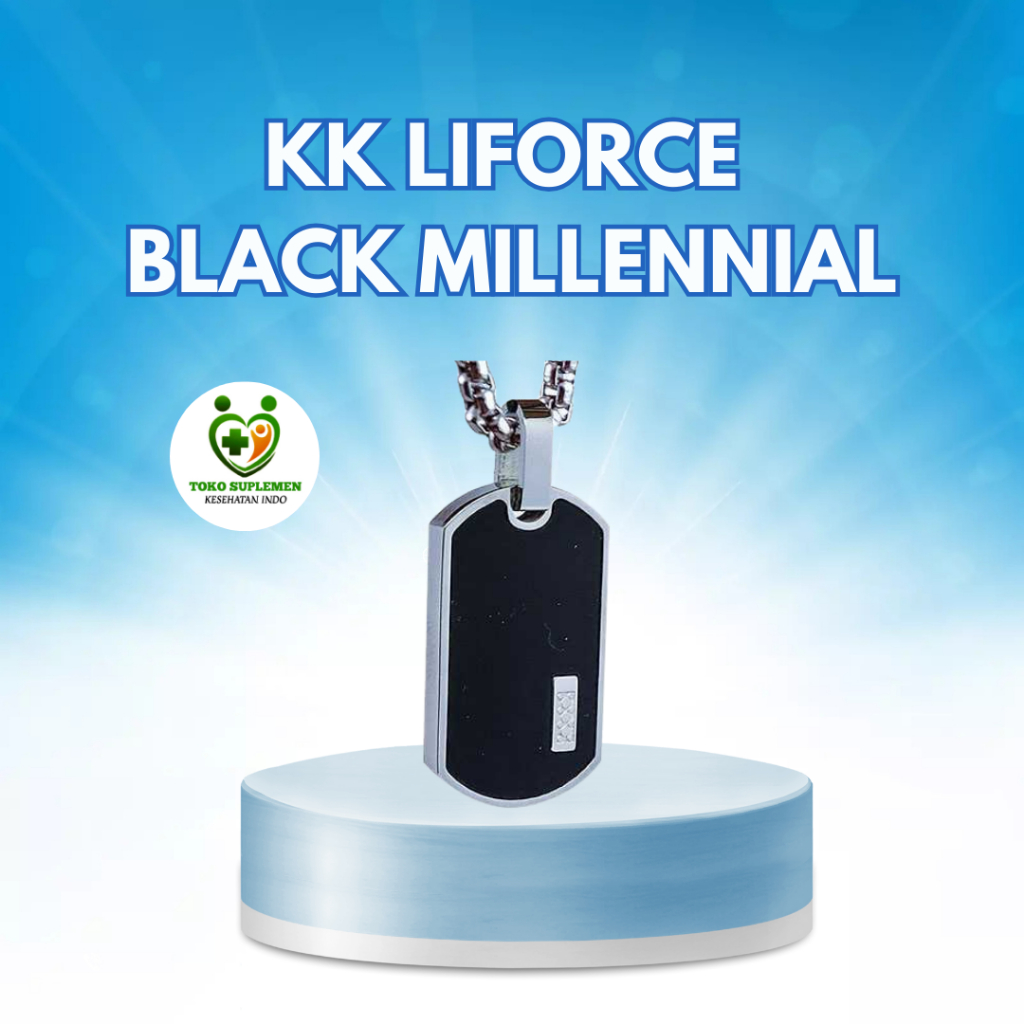 KK LIFORCE Black Millennial Kalung Kesehatan Anti Radiasi KK Indonesia