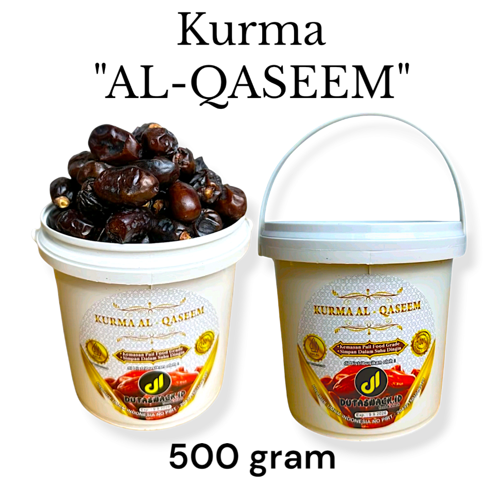 

Kurma Al-Qaseem 500 gram Kurma ember murah promo super asli madinah laris