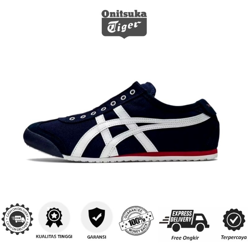 Onitsuka Tiger Mexico 66 Navy Red Original