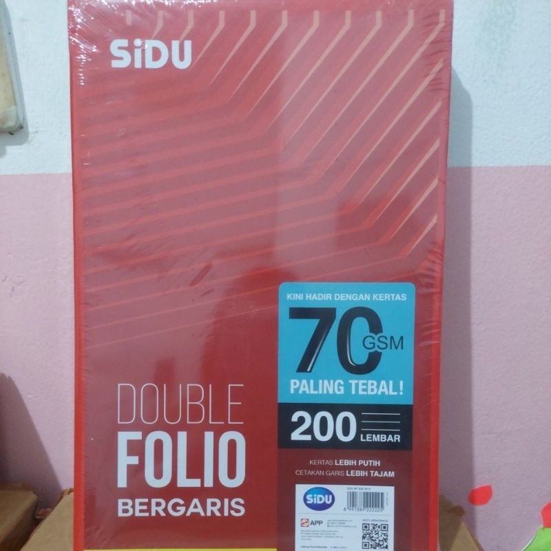 

Kertas Folio Double Bergaris SIDU 70 gsm isi 200lembar