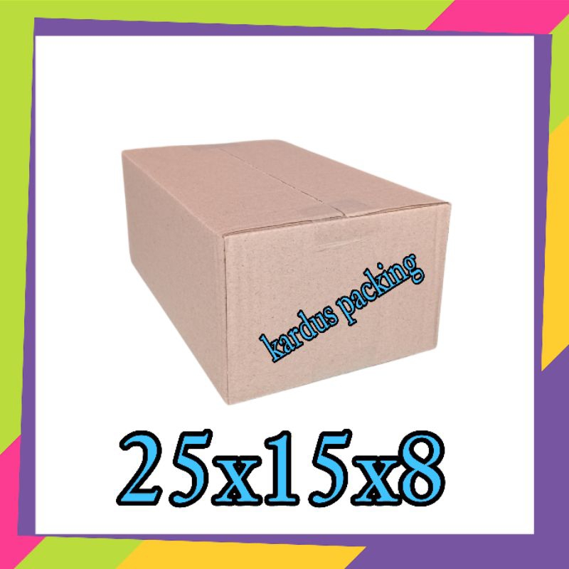 

kardus packing UK 25x15x8 kardus besar kardus kecil