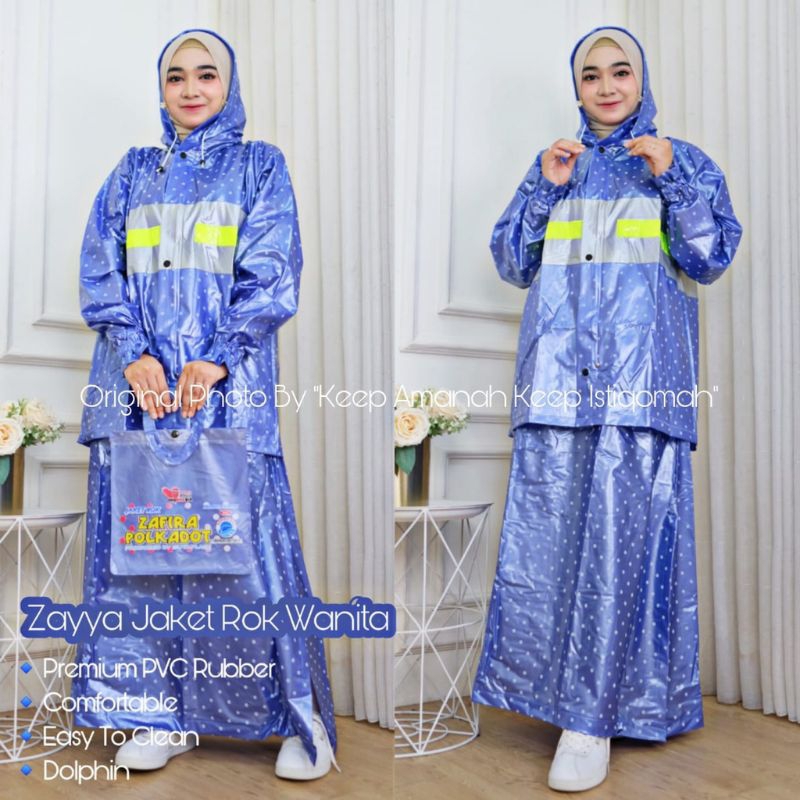 Mantel jas hujan Model Jaket Rok