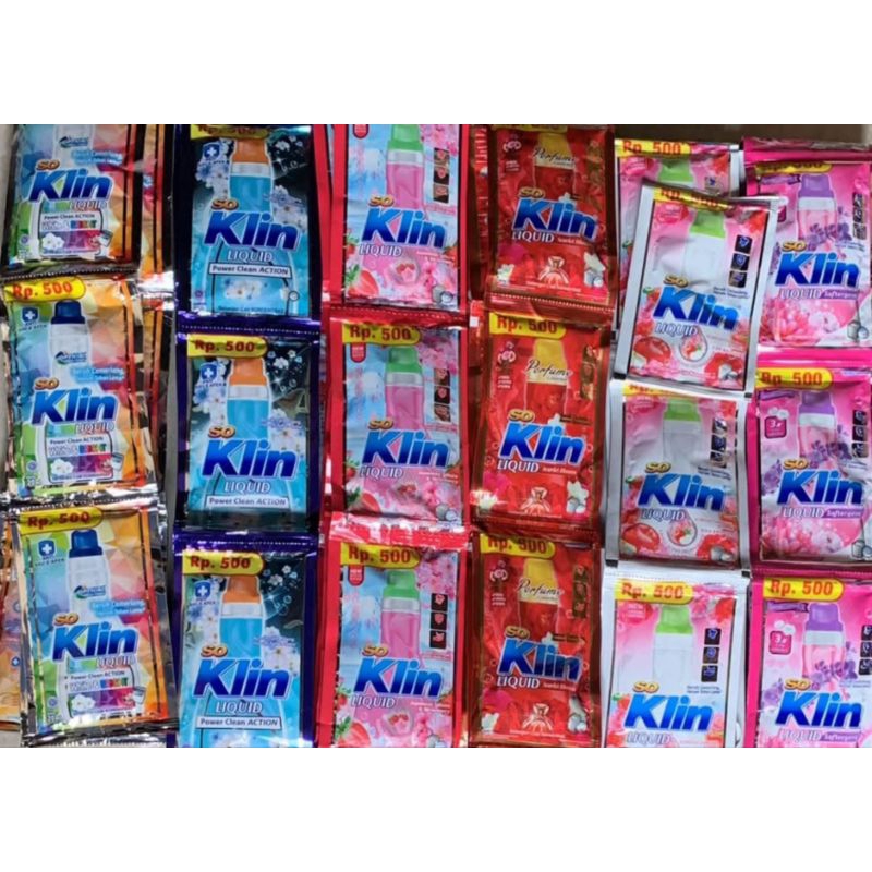 (MURAH BISA PILIH VARIAN) SOKLIN LIQUID CAIR 20ML RENCENG