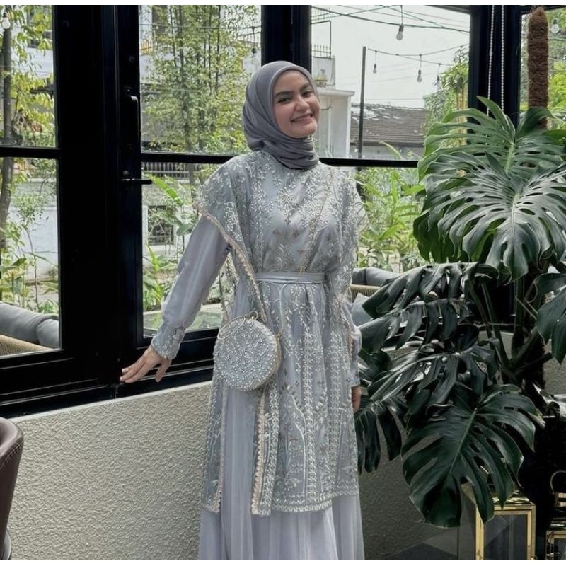 GAMIS/GAUN/DRESS/BAJU LEBARAN TERBARU MEWAH SIMPLE ELEGAN