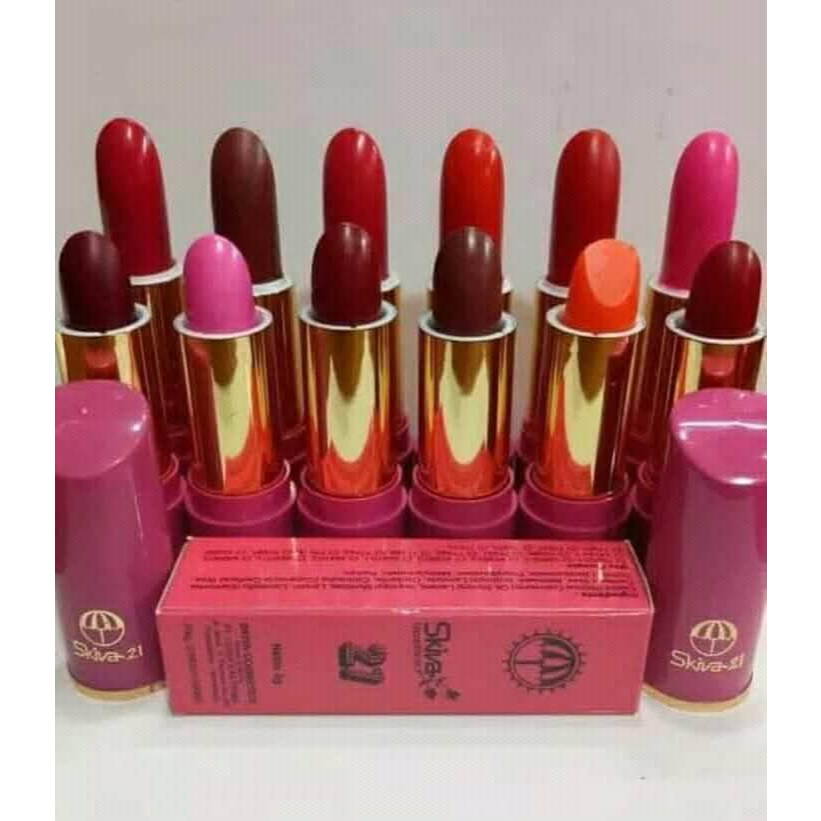 Skiva lipstik | lipstik skiva murah/LIPSTIK SKIVA 100%ORIGINAL/LIPCREAM SKIVA