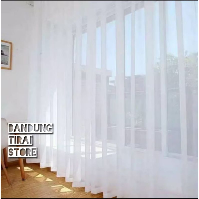 Gorden Vitrase Lebar 2 Meter Dalaman Hordeng Lebar 3 meter Panjang 3 meter 250 270 cm