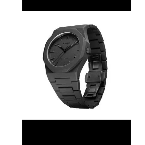 Jam tangan D1 Milano black metal full