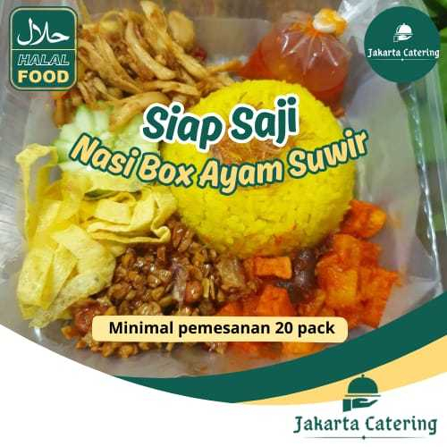 

Paket Nasi Thinwall Siap Saji Paling Murah Ayam Suwir Enak/Halal/Menu Favorit Untuk Semua Acara